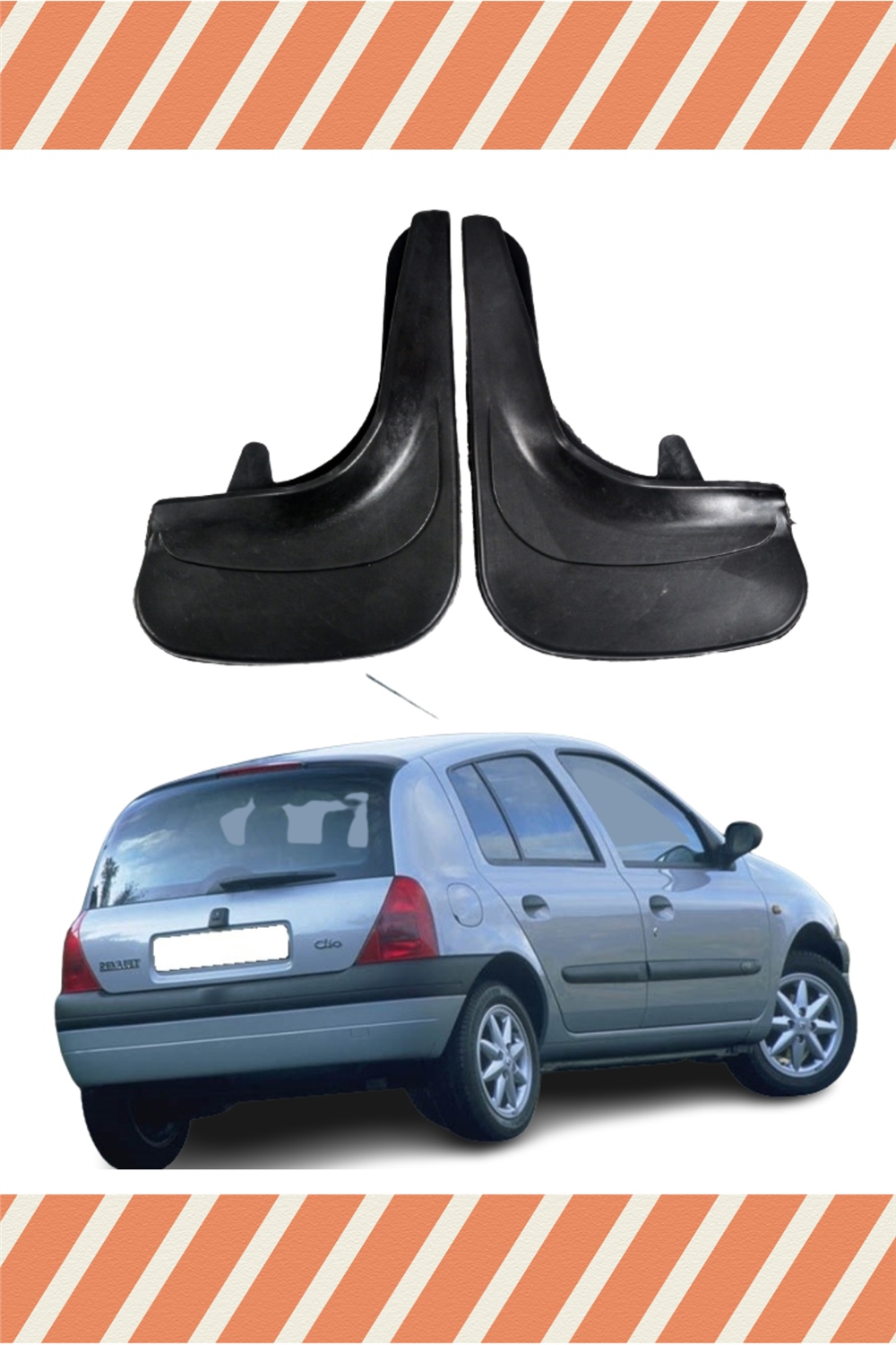 Renault Clio 2 Hb 1998-206 2'Li Tozluk Çamurluk Paçalık 