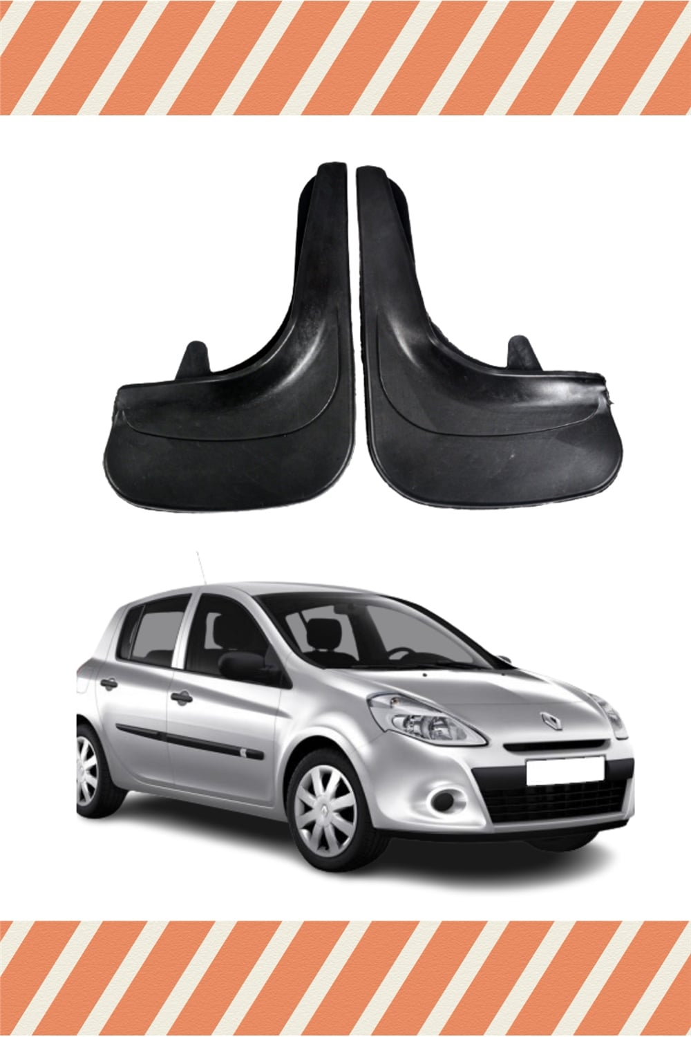 Renault Clio 3 2'Li Tozluk Çamurluk Paçalık 