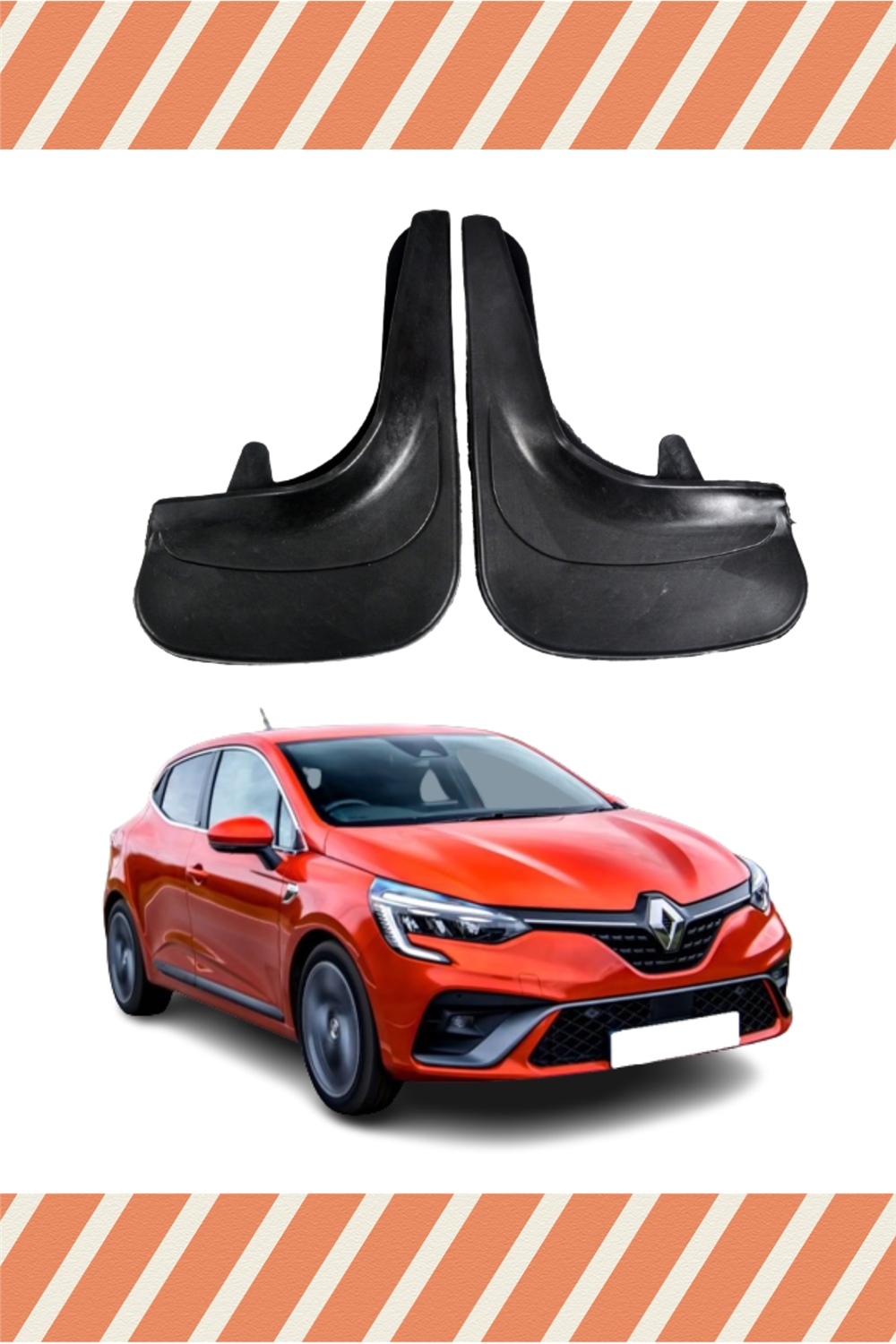 Renault Clio 5 Hb 2019-2021 2'Li Tozluk Çamurluk Paçalık 