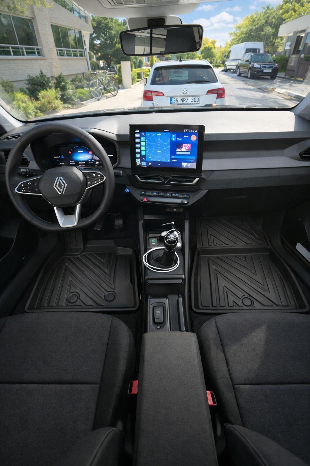 Renault Duster 2024 Sonrası 5D Havuzlu Paspas| Otomatik Vites