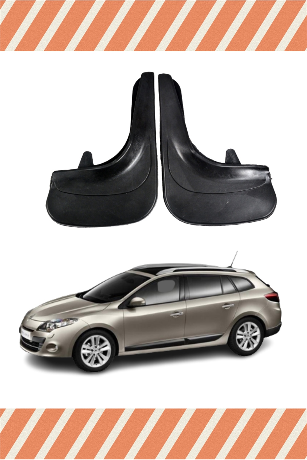 Renault Megane 3 Stw 2010-2016 2'Li Tozluk Çamurluk Paçalık 