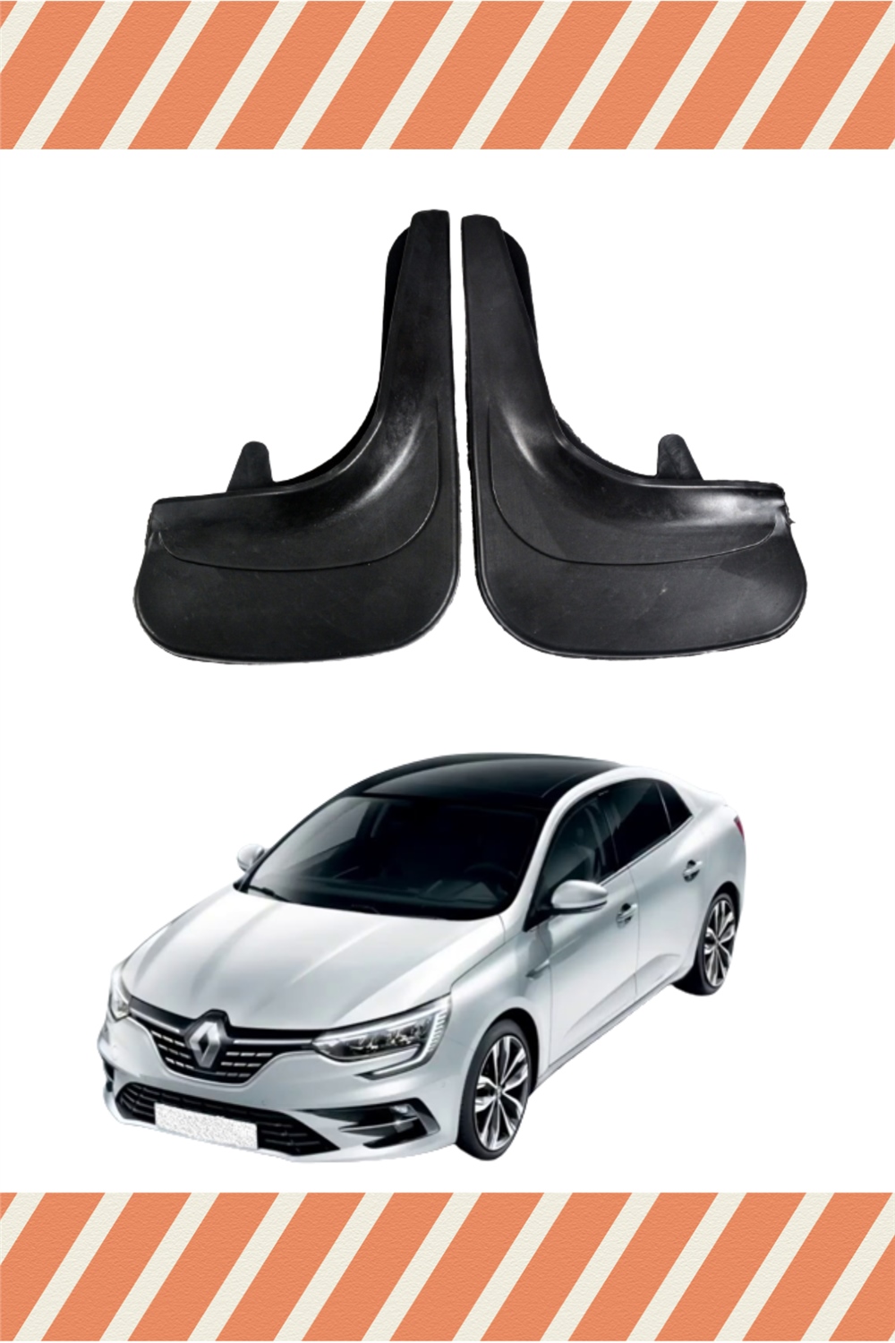 Renault Megane 4 Sd 2016-2021 2'Li Tozluk Çamurluk Paçalık 