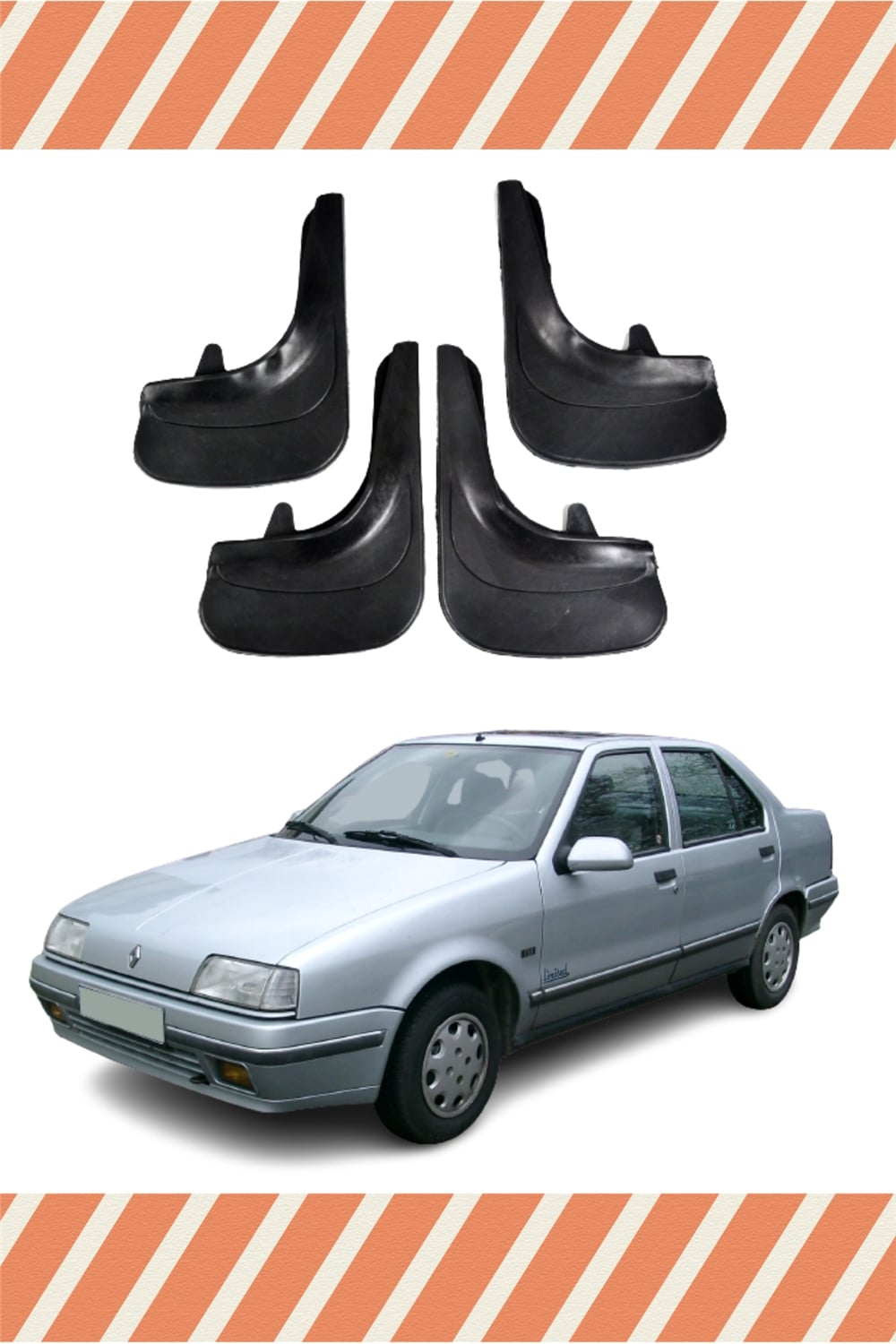 Renault R 19 4'Lü Tozluk Çamurluk Paçalık 