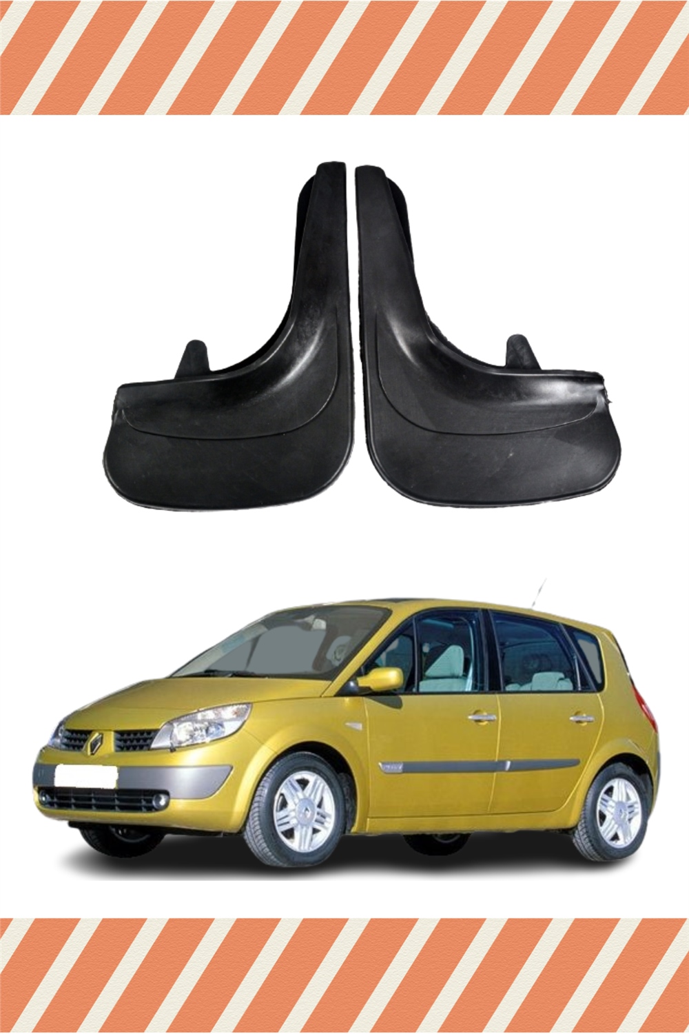 Renault Scenic Tüm Kasalar 2'Li Tozluk Çamurluk Paçalık 