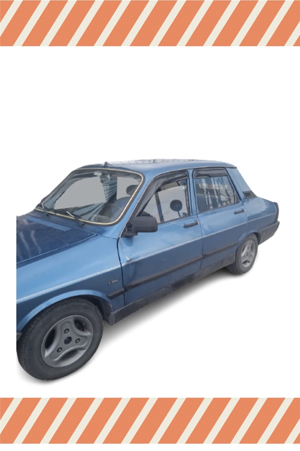 Renault Toros Sedan Tüm 
 Modellerine Özel 4’Lü Mügen Tip Cam Rüzgarlığı