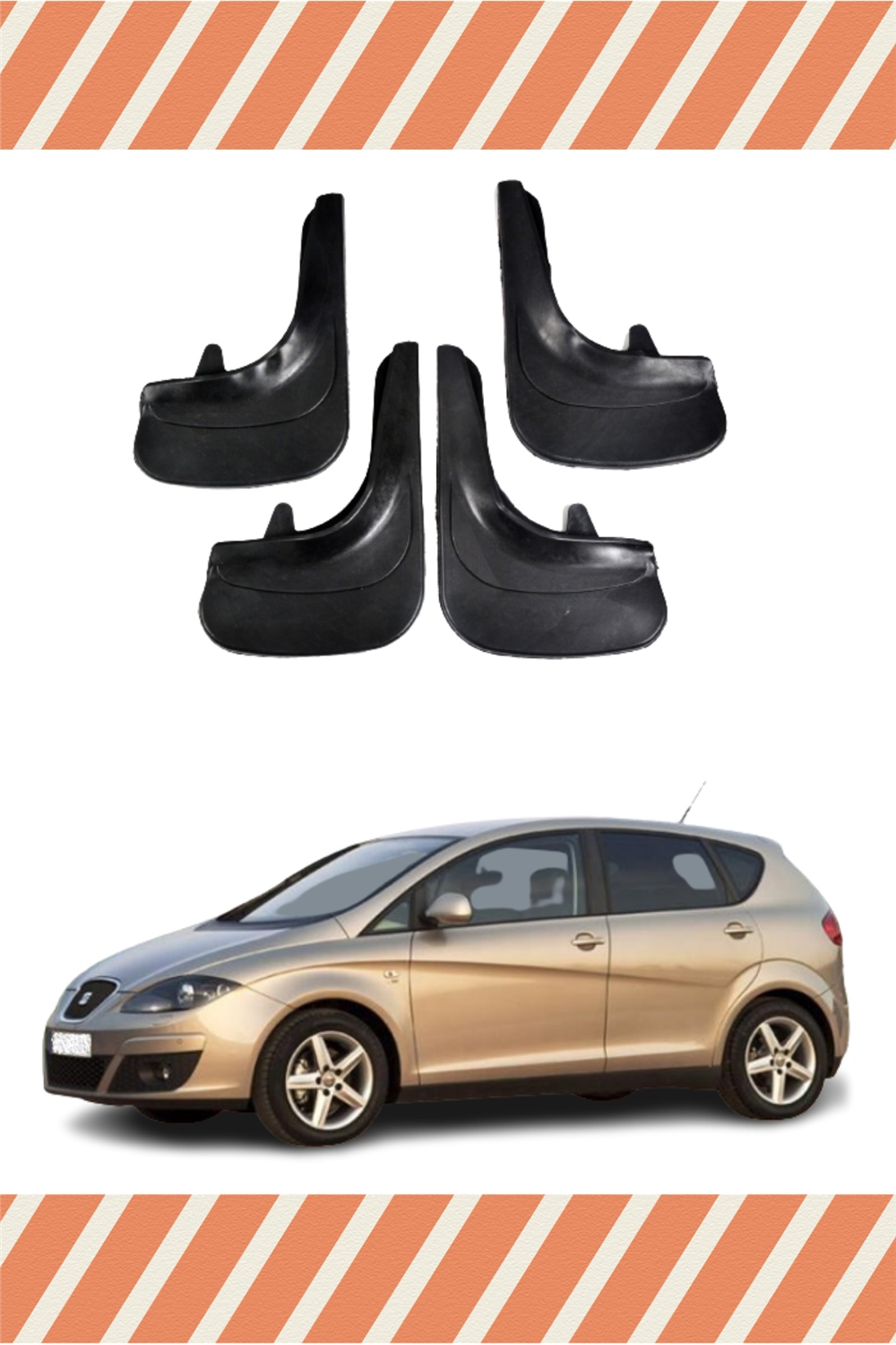 Seat Altea 4'Lü Tozluk Çamurluk Paçalık 