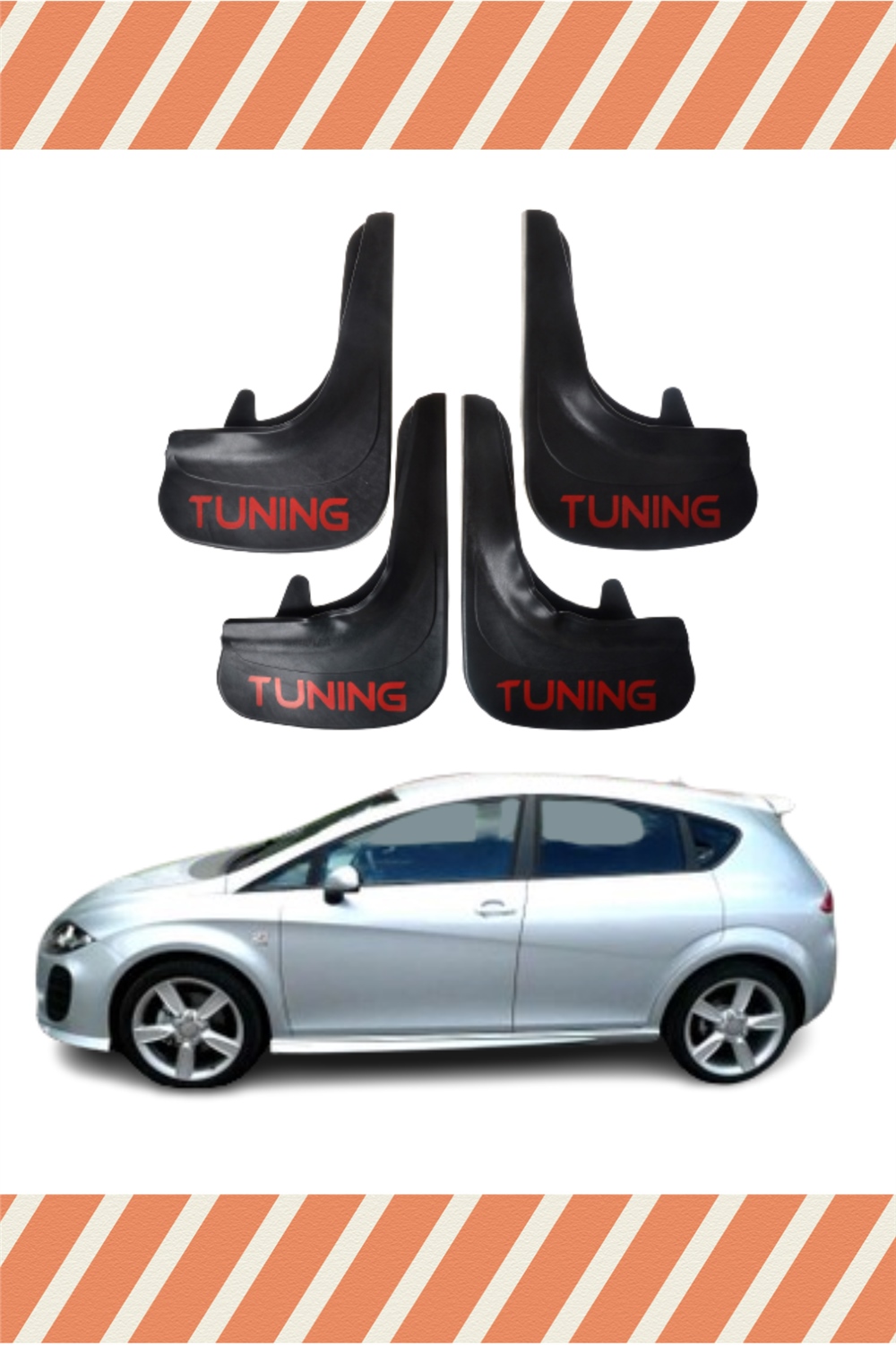 Seat Leon Tunıng  Yazılı 4'Lü Tozluk Çamurluk Paçalık 