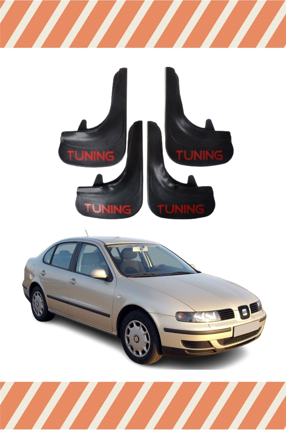 Seat Toledo Tunıng Yazılı 4'Lü Tozluk Çamurluk Paçalık 