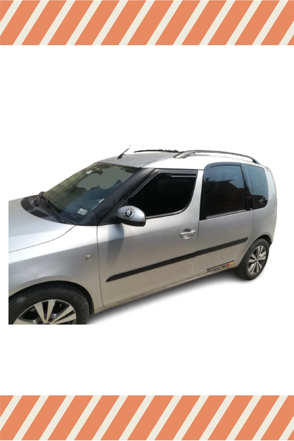 Skoda Roomster Tüm 
 Modellerine Özel 2’Li Mügen Tip Cam Rüzgarlığı