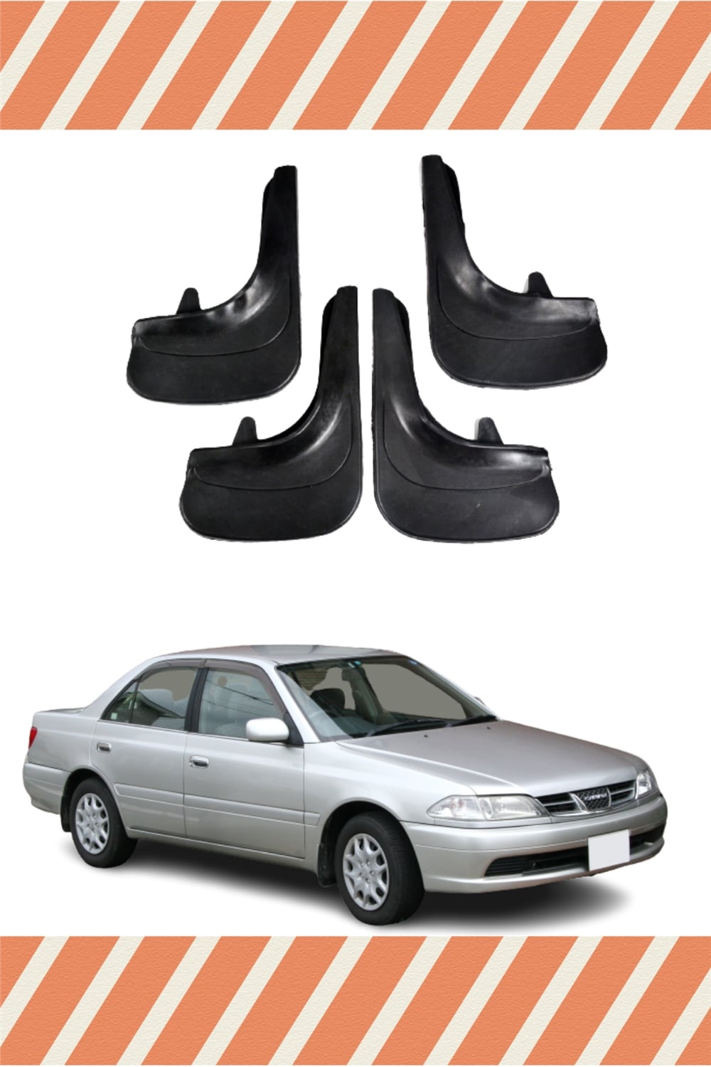 Toyota Carina 4'Lü Tozluk Çamurluk Paçalık 