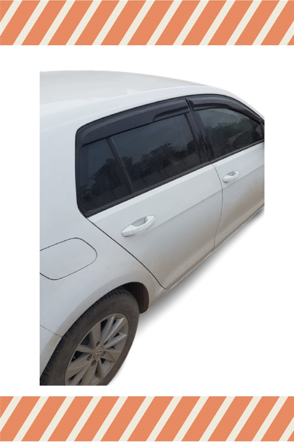 Volkswagen Golf 7 2013 Ve Sonrası
 Modellerine Özel 4’Lü Mügen Tip Cam Rüzgarlığı