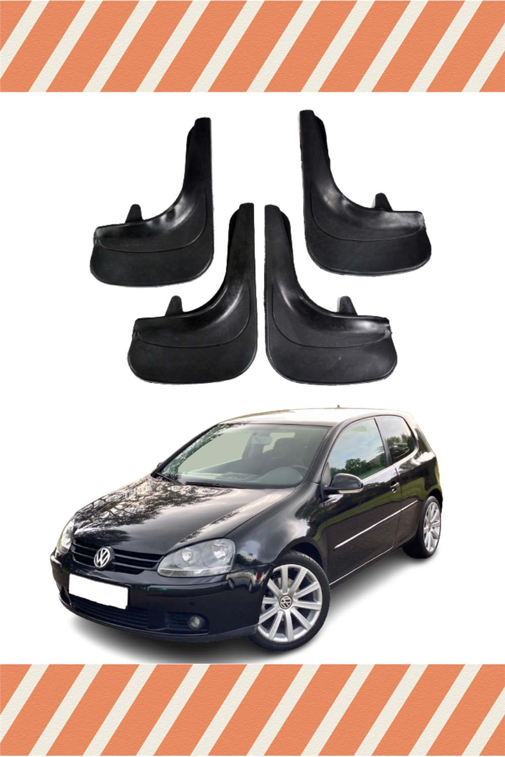 Volswagen Golf 5 4'Lü Tozluk Çamurluk Paçalık 