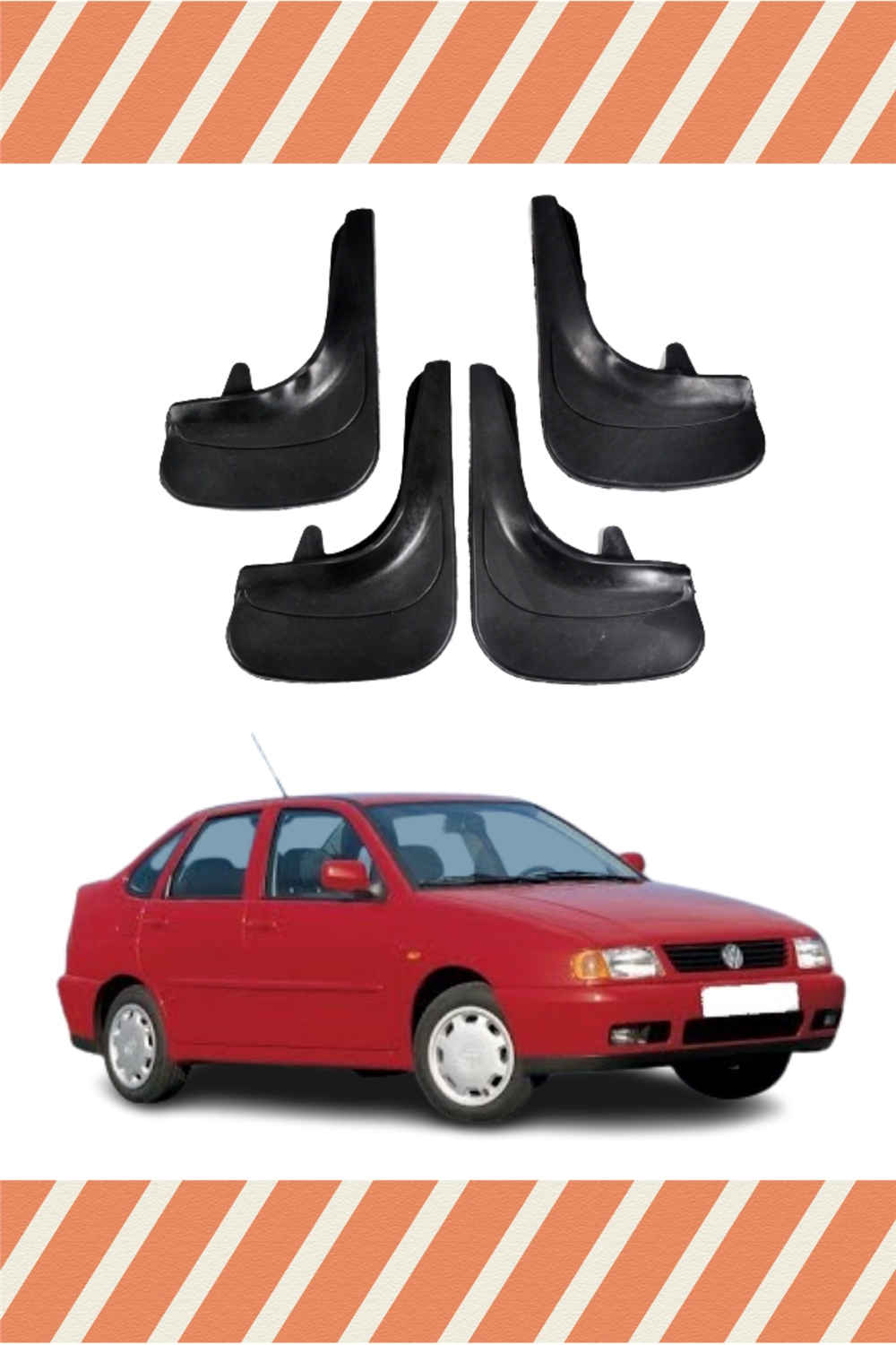 Volswagen Polo Sd 1996-2001 4'Lü Tozluk Çamurluk Paçalık 