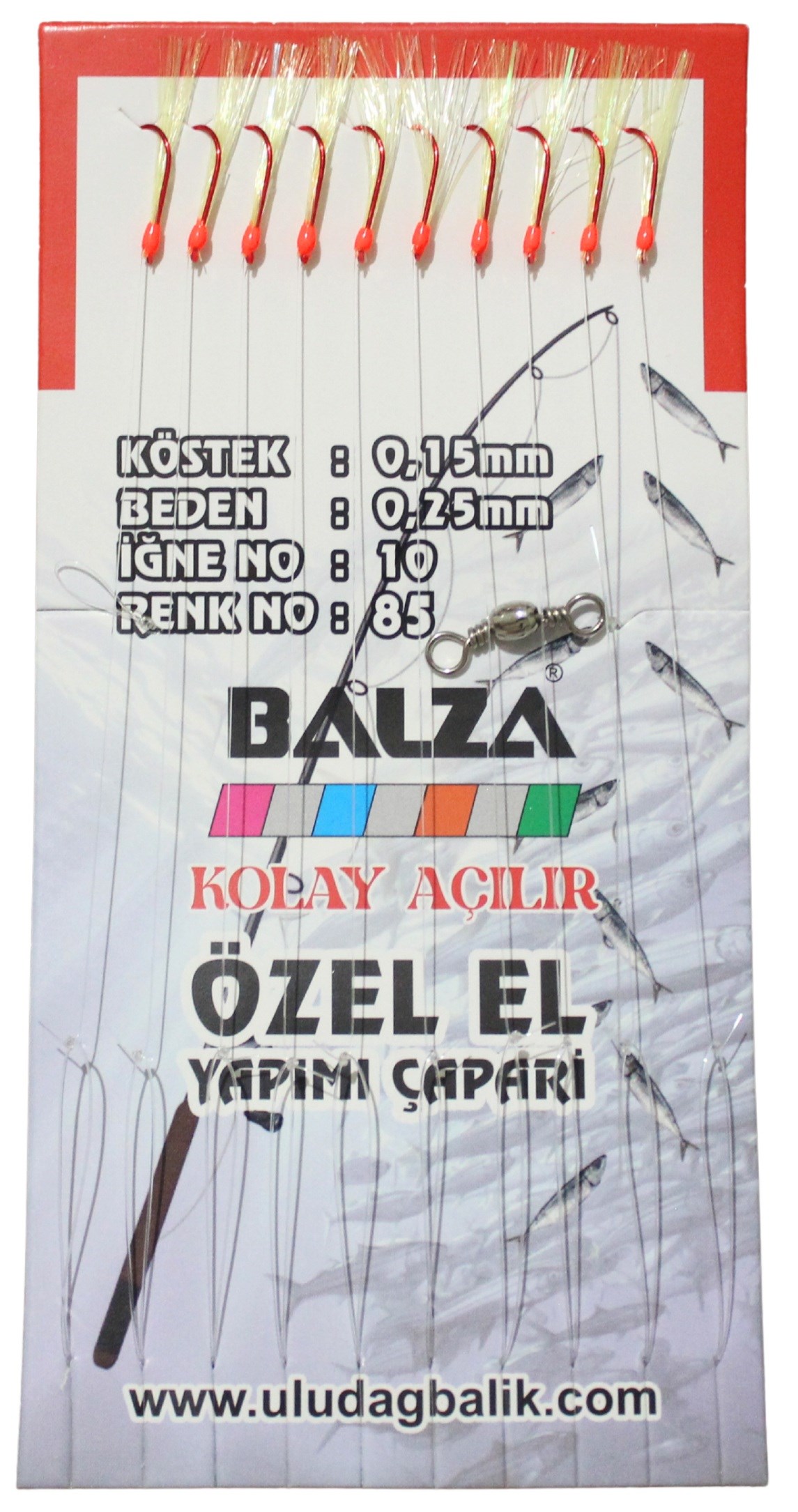 BALZA KARTELADA 10LU ÇAPARİ 85