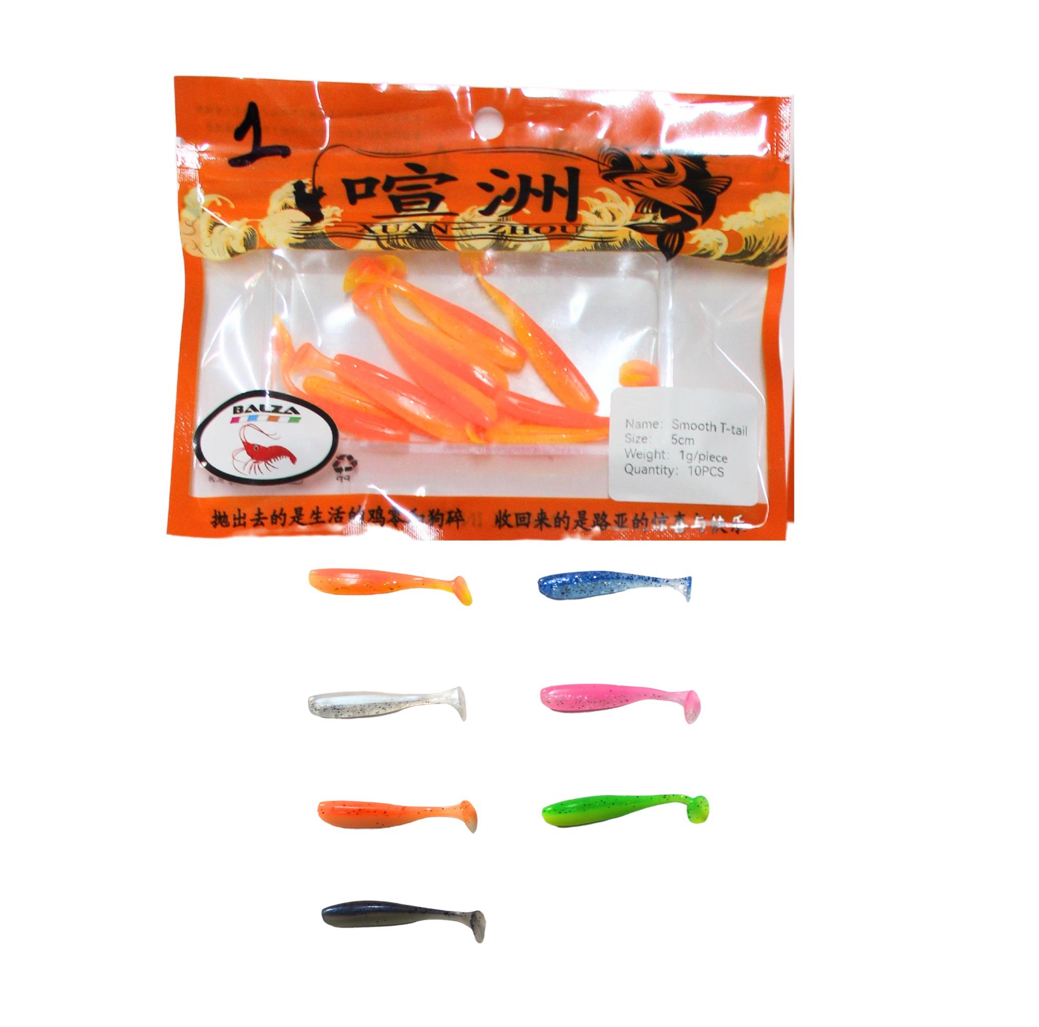 PAKETTE SİLİKON BALIK 10 ADET 5 7 9 CM