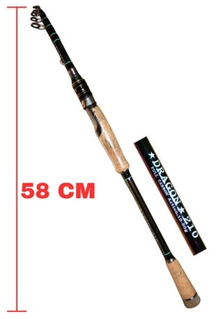 DRAGON 10-50 AKSİYON TELESKOPİK KARBON KAMIŞ