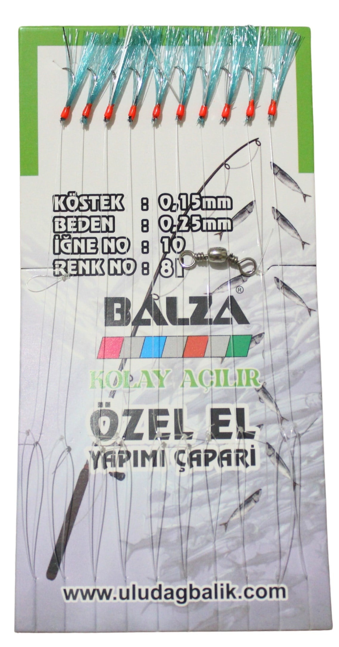 BALZA KARTELADA 10LU ÇAPARİ 81