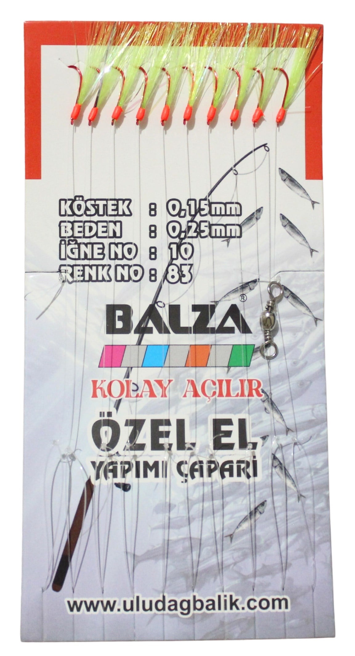 BALZA KARTELADA 10LU ÇAPARİ 83