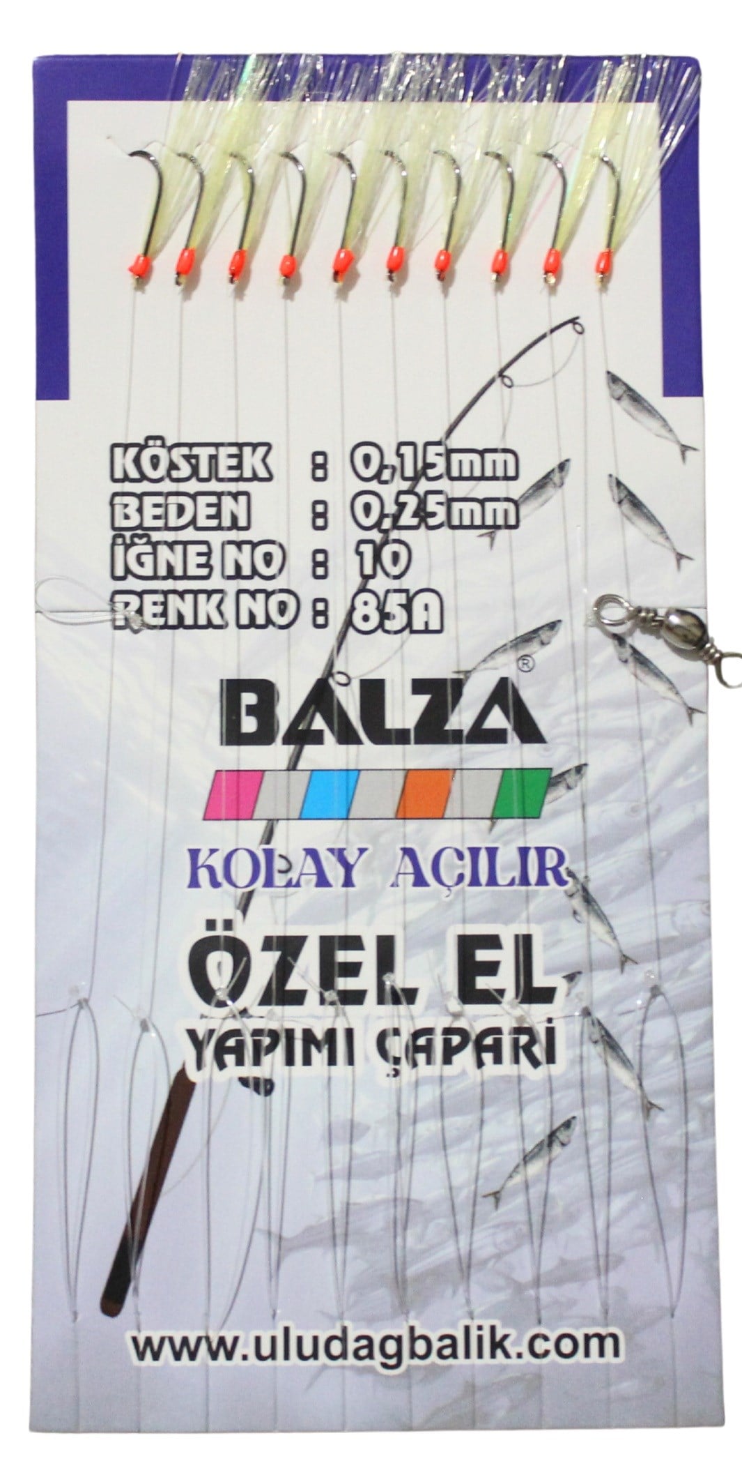 BALZA KARTELADA 10LU ÇAPARİ 85A