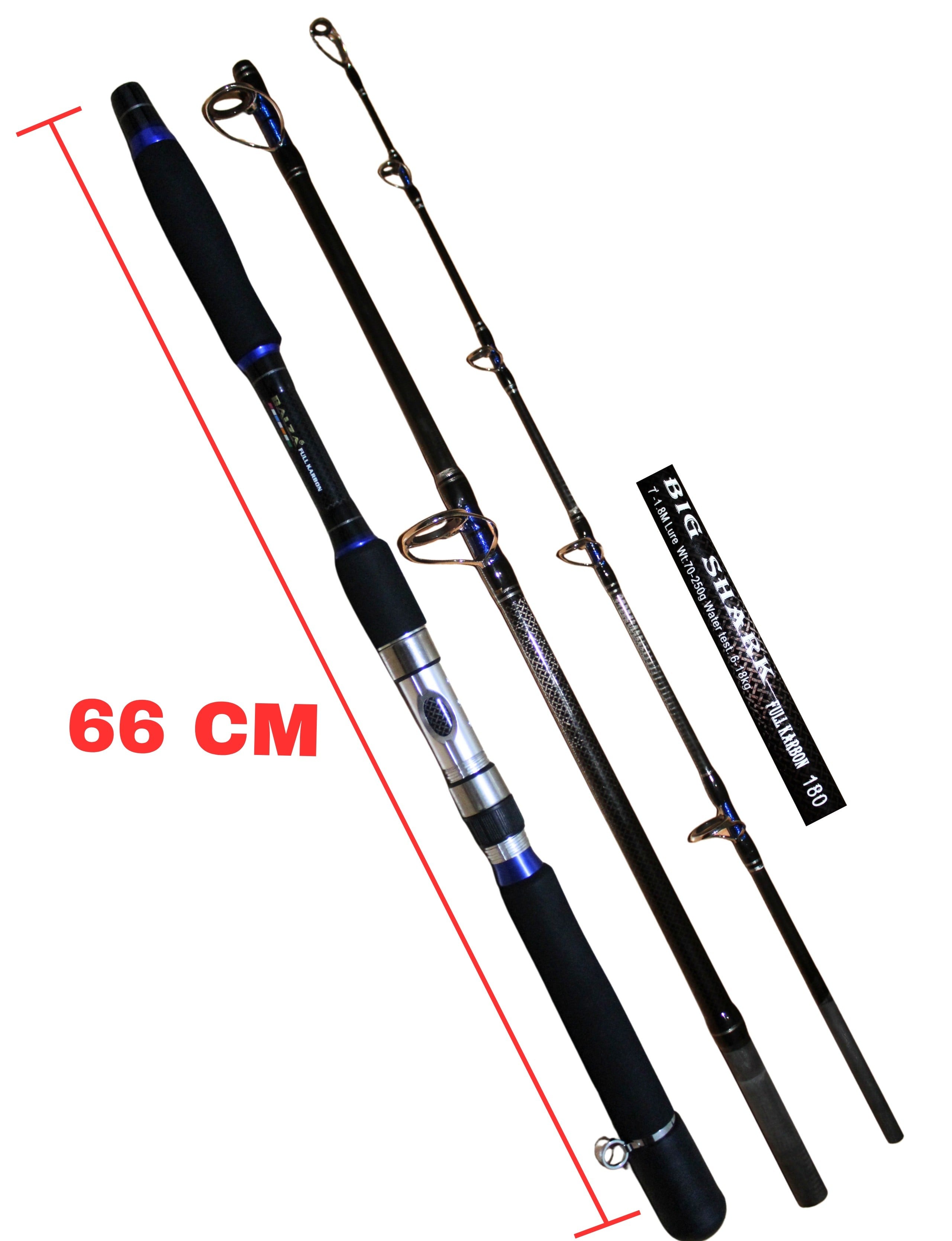 BİG SHARK 70-250 AKSİYON FULL KARBON 3 PARÇA KAMIŞ