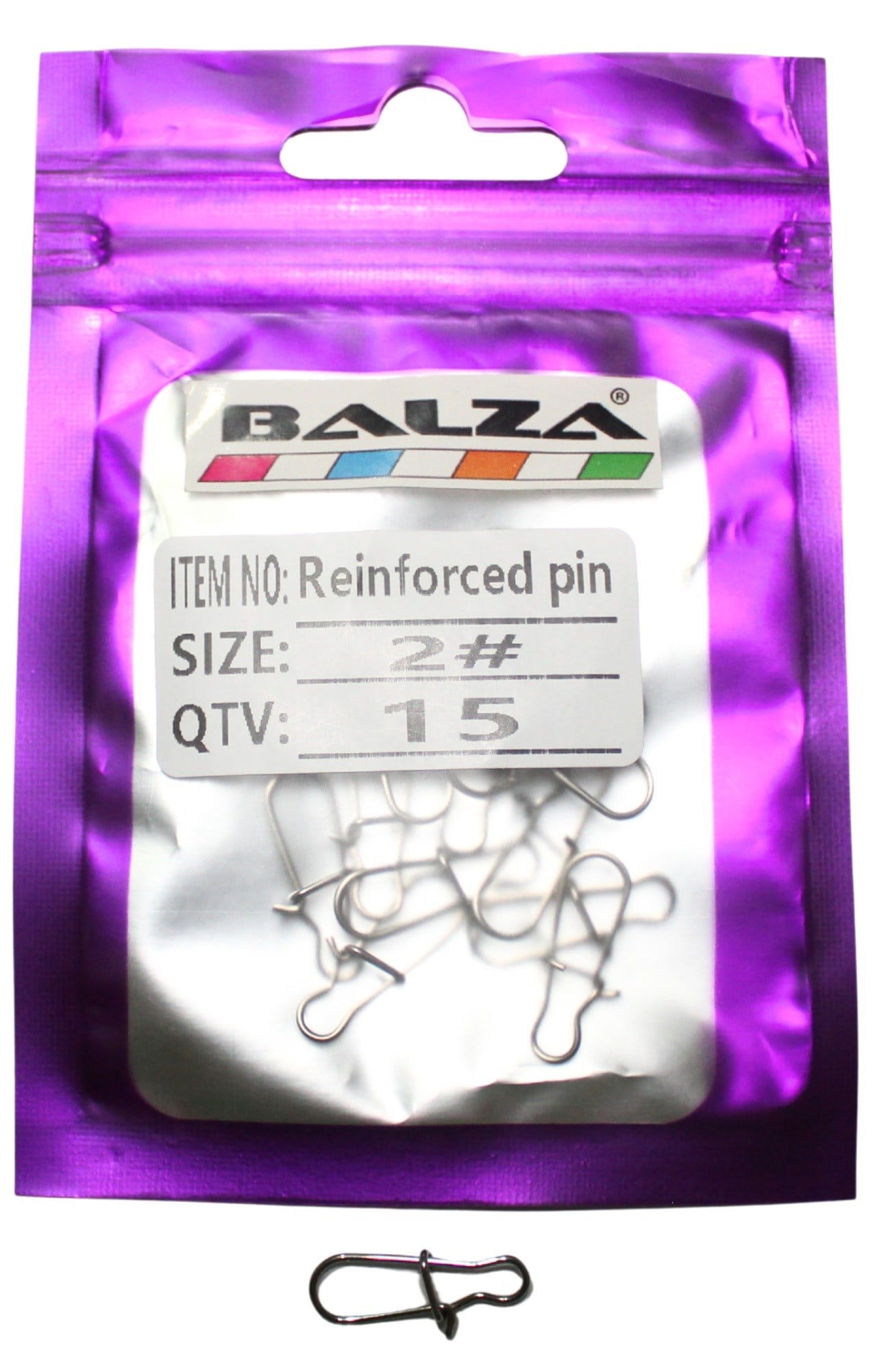 PASLANMAZ RAPALA KLİPSİ PAKETTE 15 ADET