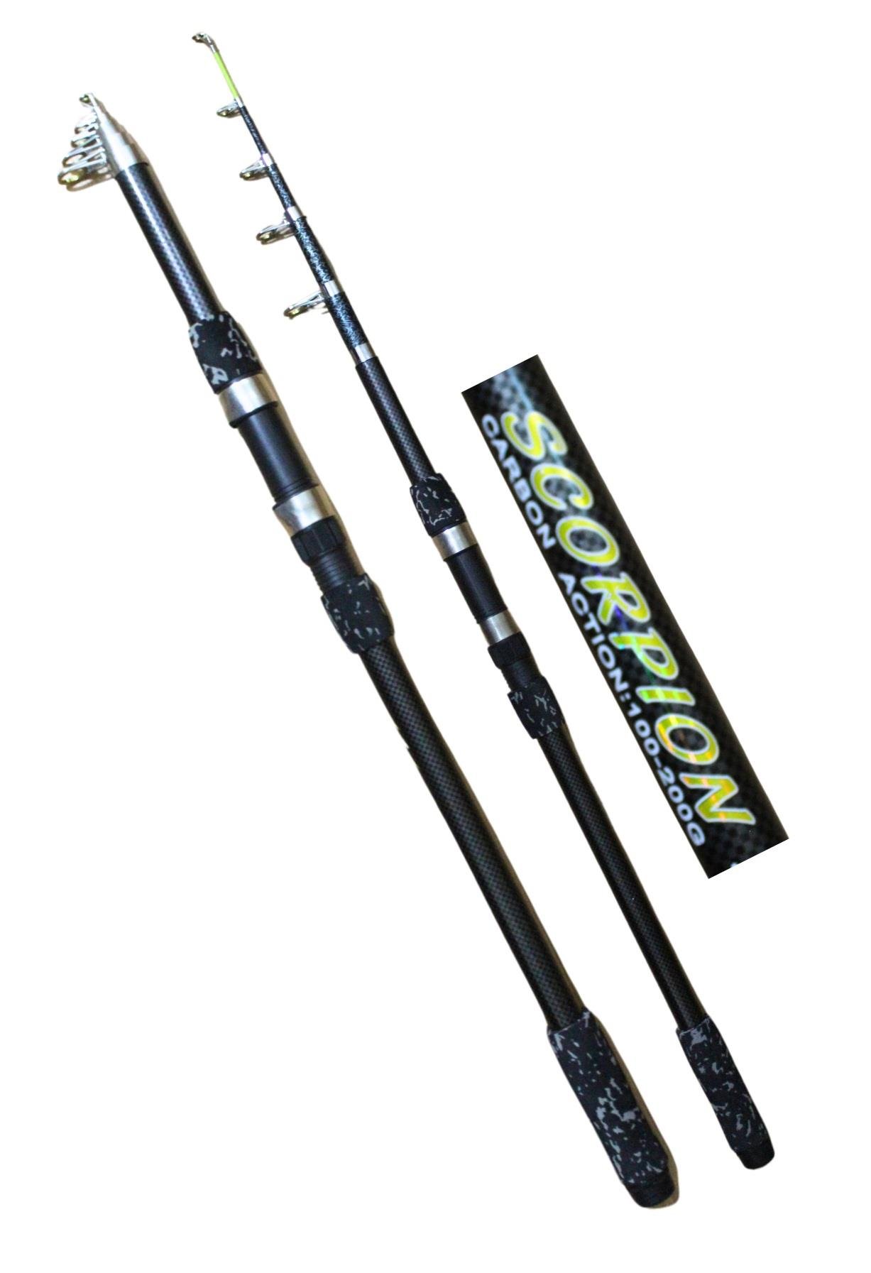 SCORPİON 100-200 KARBON ALAŞIMLI TELESKOPİK KAMIŞ
