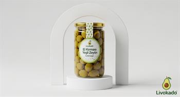 Uzun Ömürlü ÜrünlerLİVOKADOEL KIRMASI YEŞİL ZEYTİN 1KG