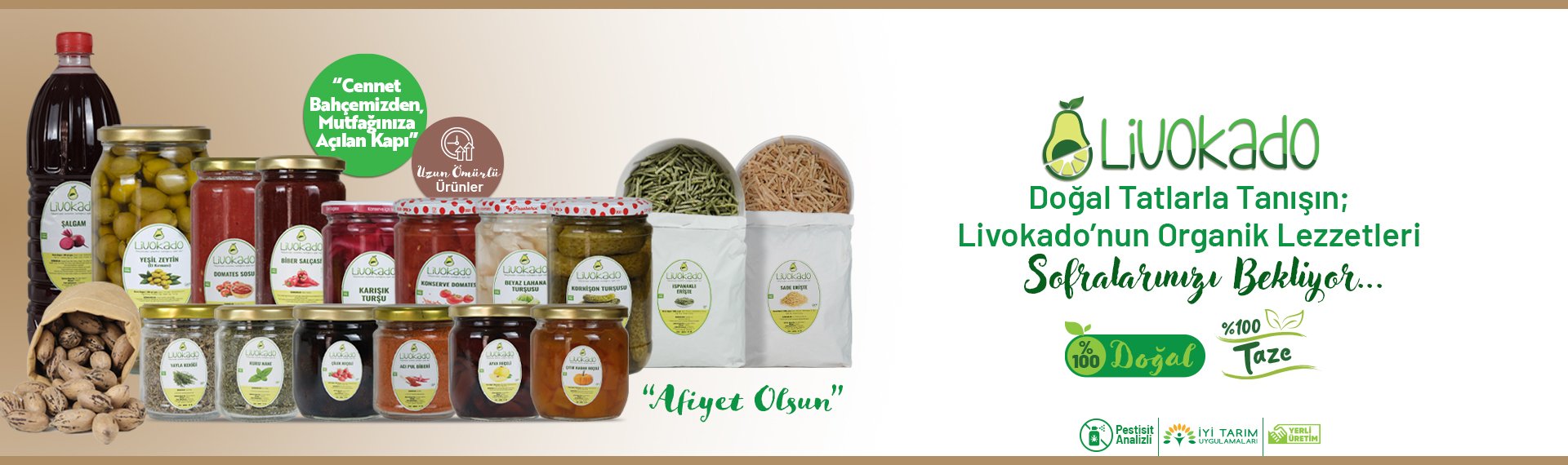 Organik Ürünler Bahçeden Evine 