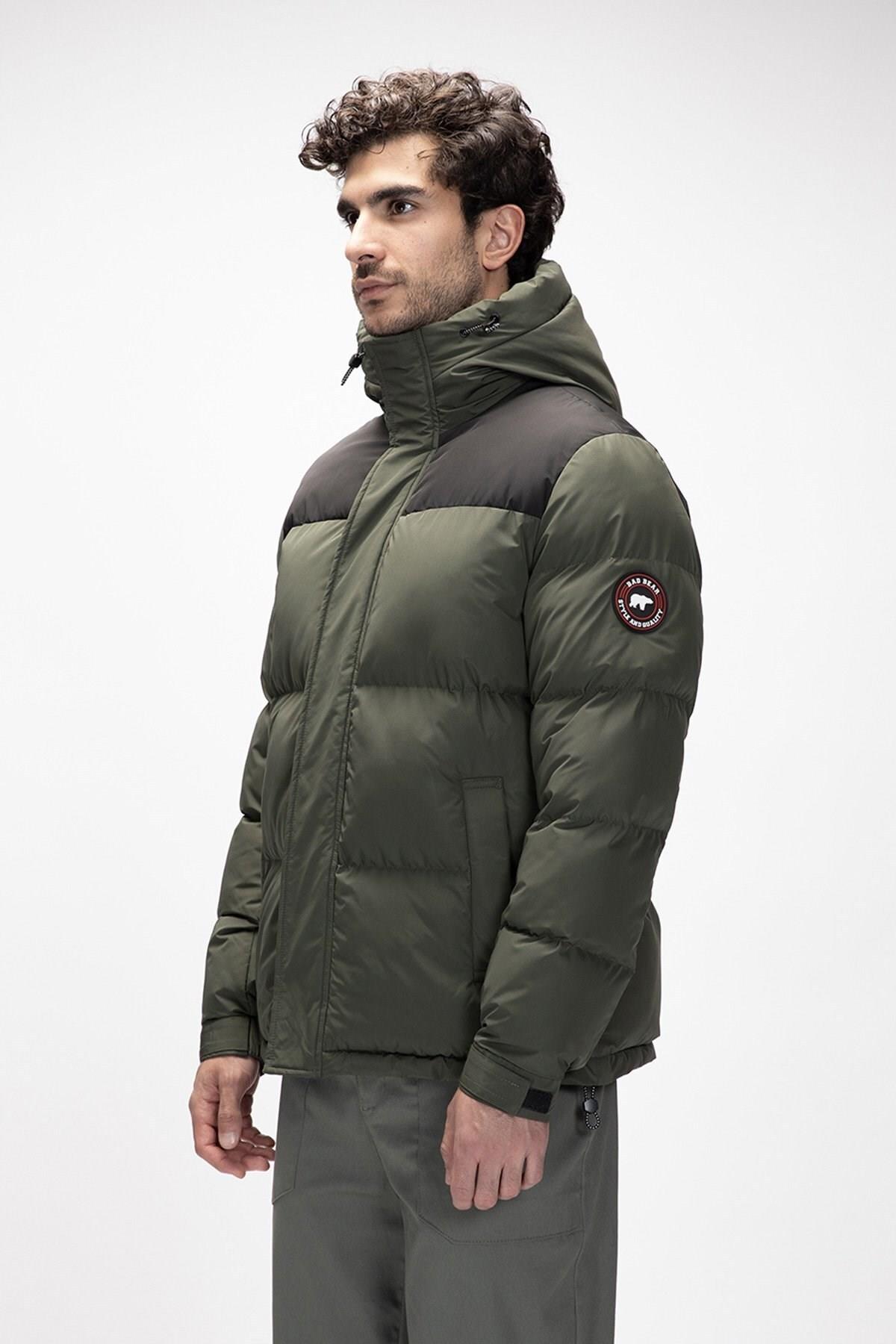  Bad Bear Cup Puffer Coat Erkek Thyme Mont 