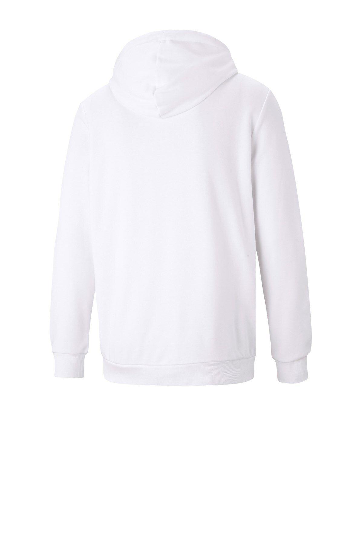  PUMA Ess Big Logo Hoodie Erkek Beyaz Günlük Stil Sweatshirt 58668802