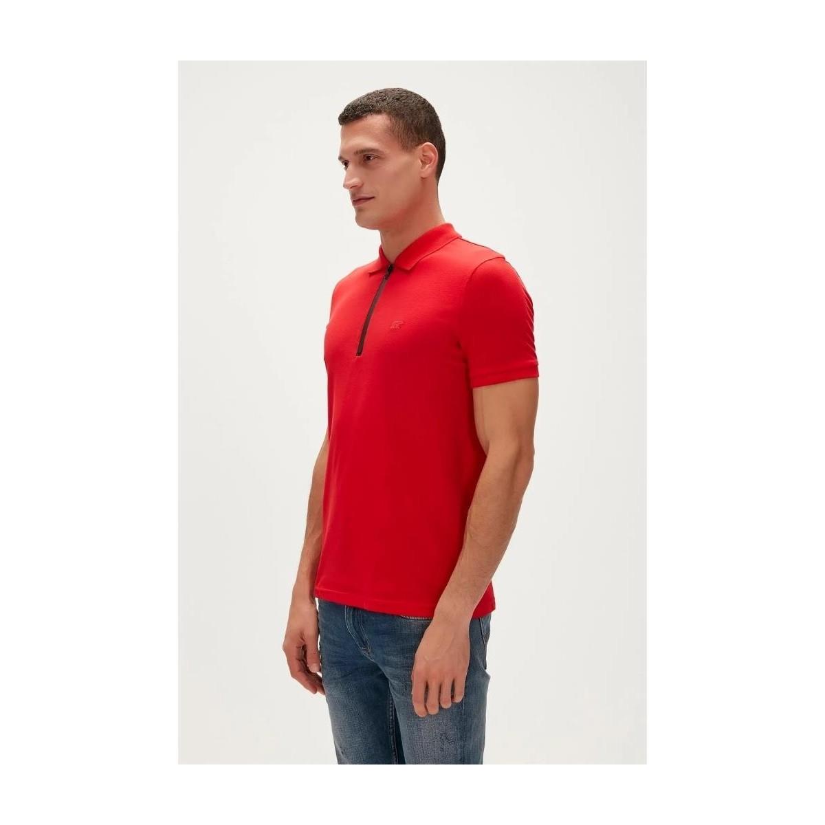 Bad Bear Cord Polo Parlak Kırmızı T-shirt 