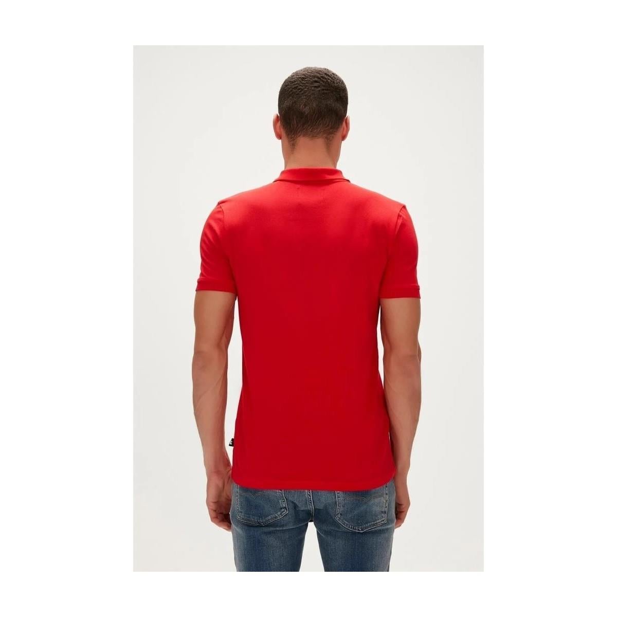 Bad Bear Cord Polo Parlak Kırmızı T-shirt 