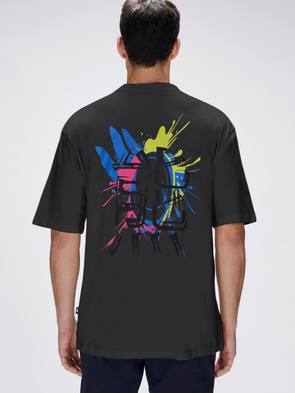 Bad Bear Doxa Siyah Erkek Oversize T-shirt