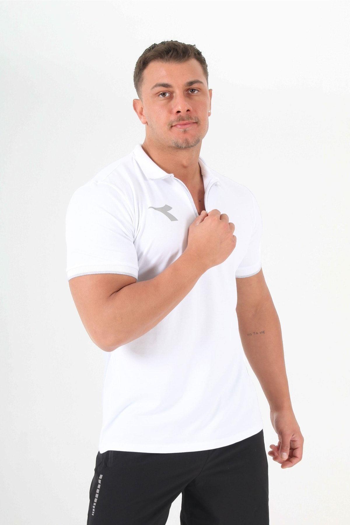 Diadora Satürn Kamp T-Shirt Beyaz