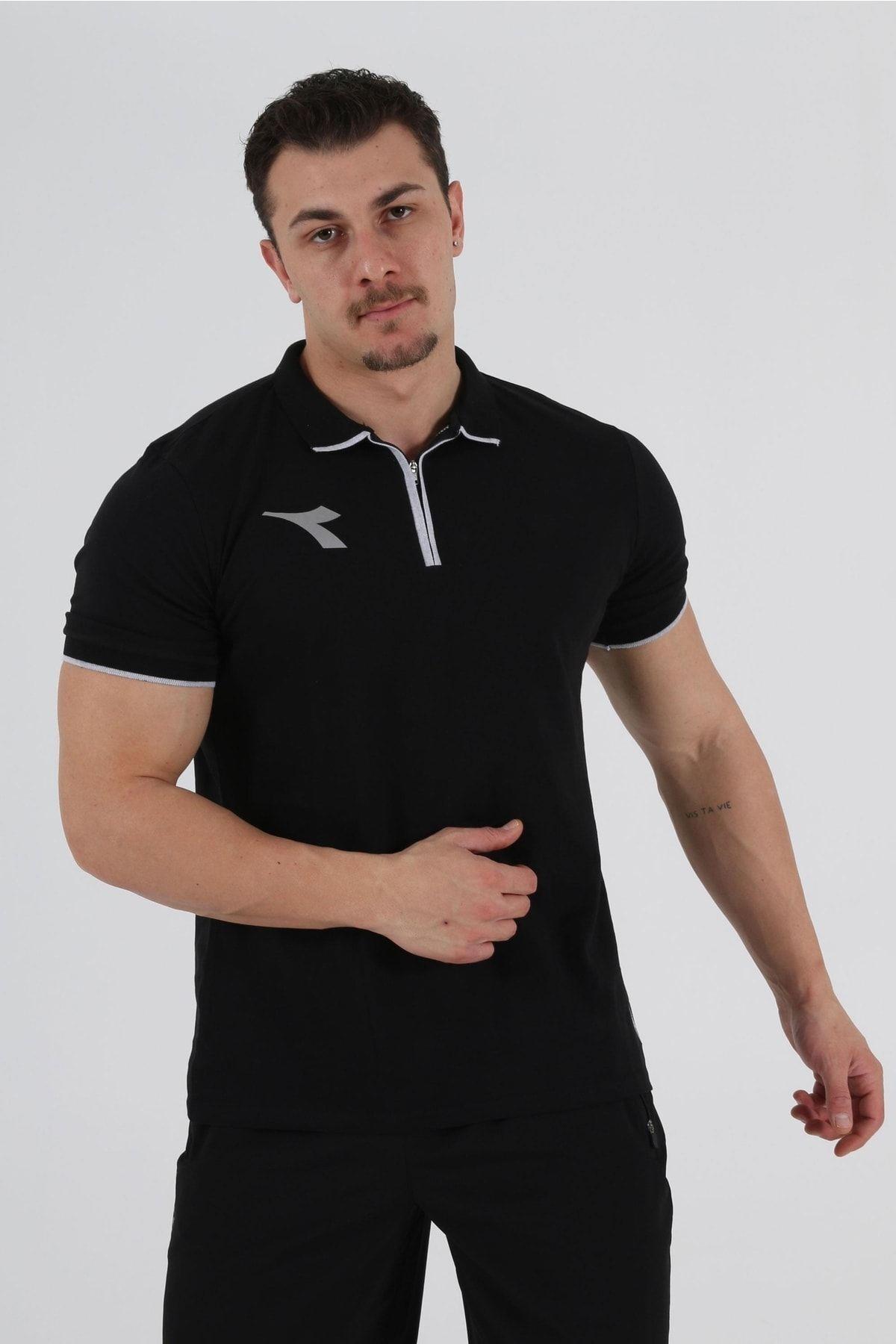 Diadora Satürn Kamp T-Shirt Siyah