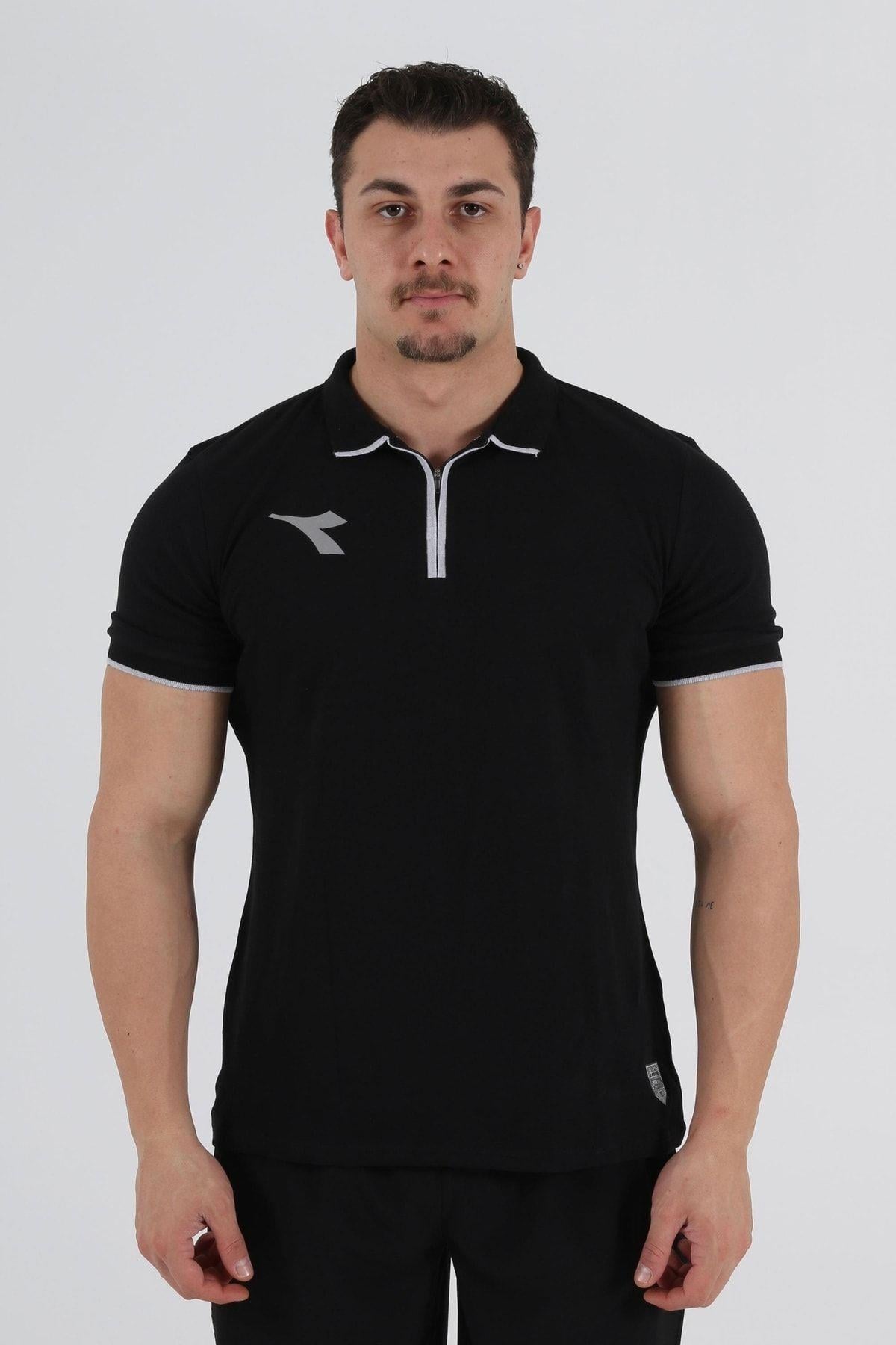 Diadora Satürn Kamp T-Shirt Siyah