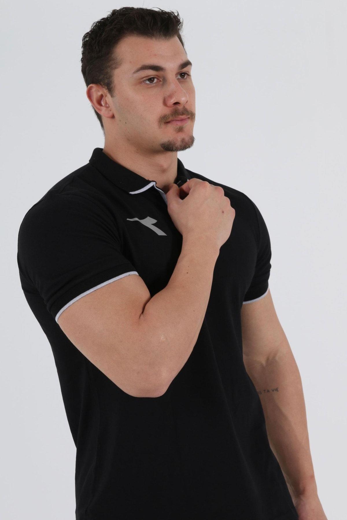 Diadora Satürn Kamp T-Shirt Siyah
