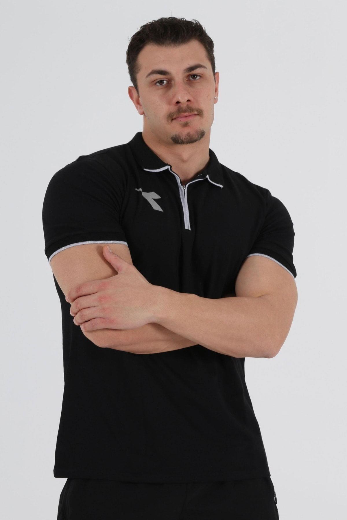 Diadora Satürn Kamp T-Shirt Siyah