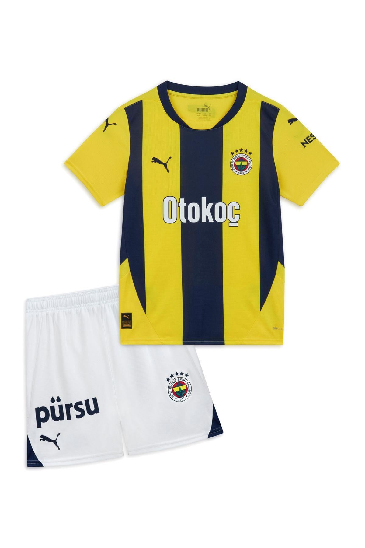 Düz Sarı Erkek Eşofman Takımı 77536501-FSK Home Minikit w/o Socks