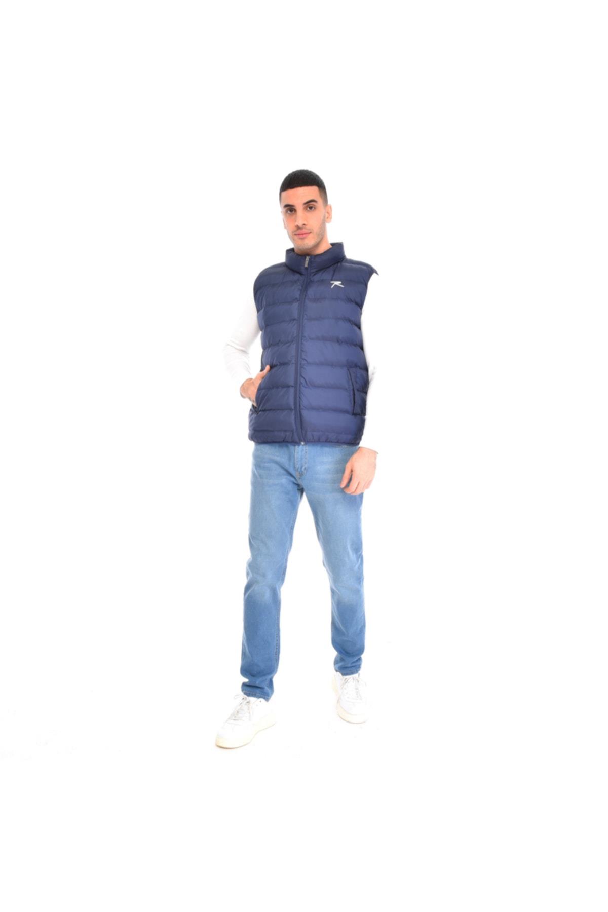Erkek Şişme Yelek Hemı Lacivert