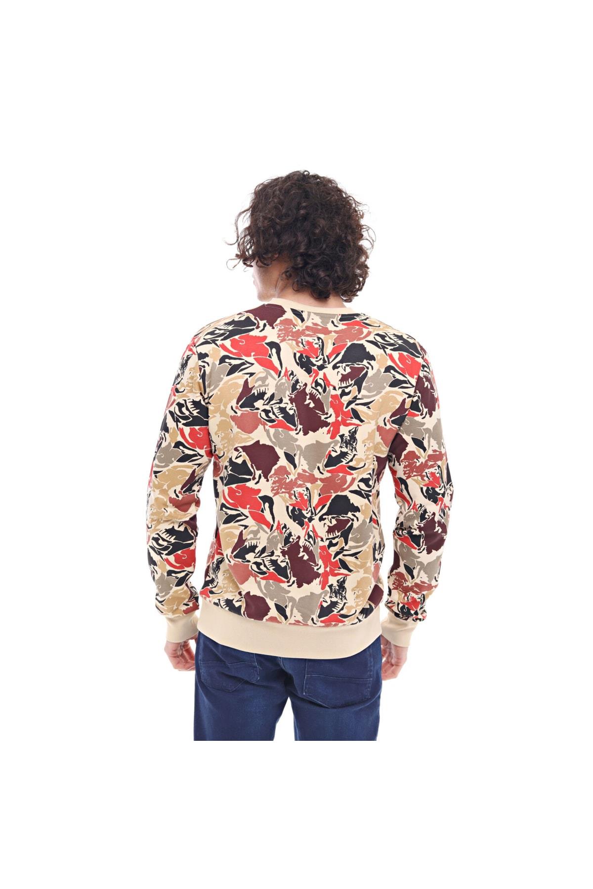 Erkek Sweatshirt Fortuna Bej
