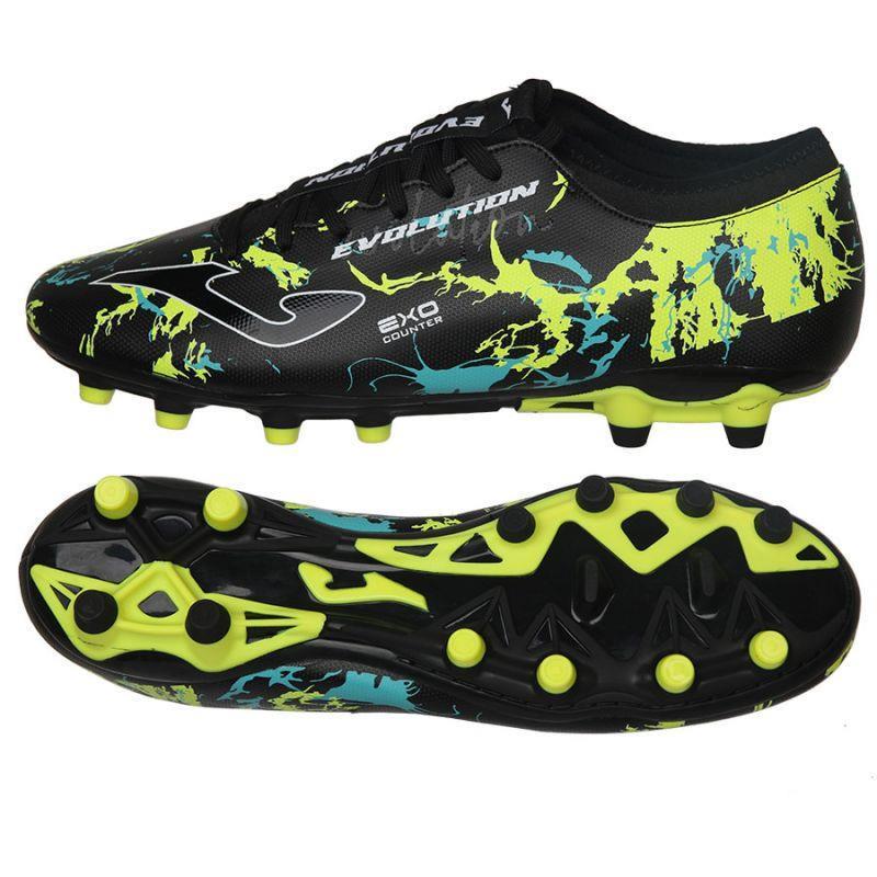 EVOLUTION 2301 BLACK LEMON FLUOR FIRM GROUND KRAMPON