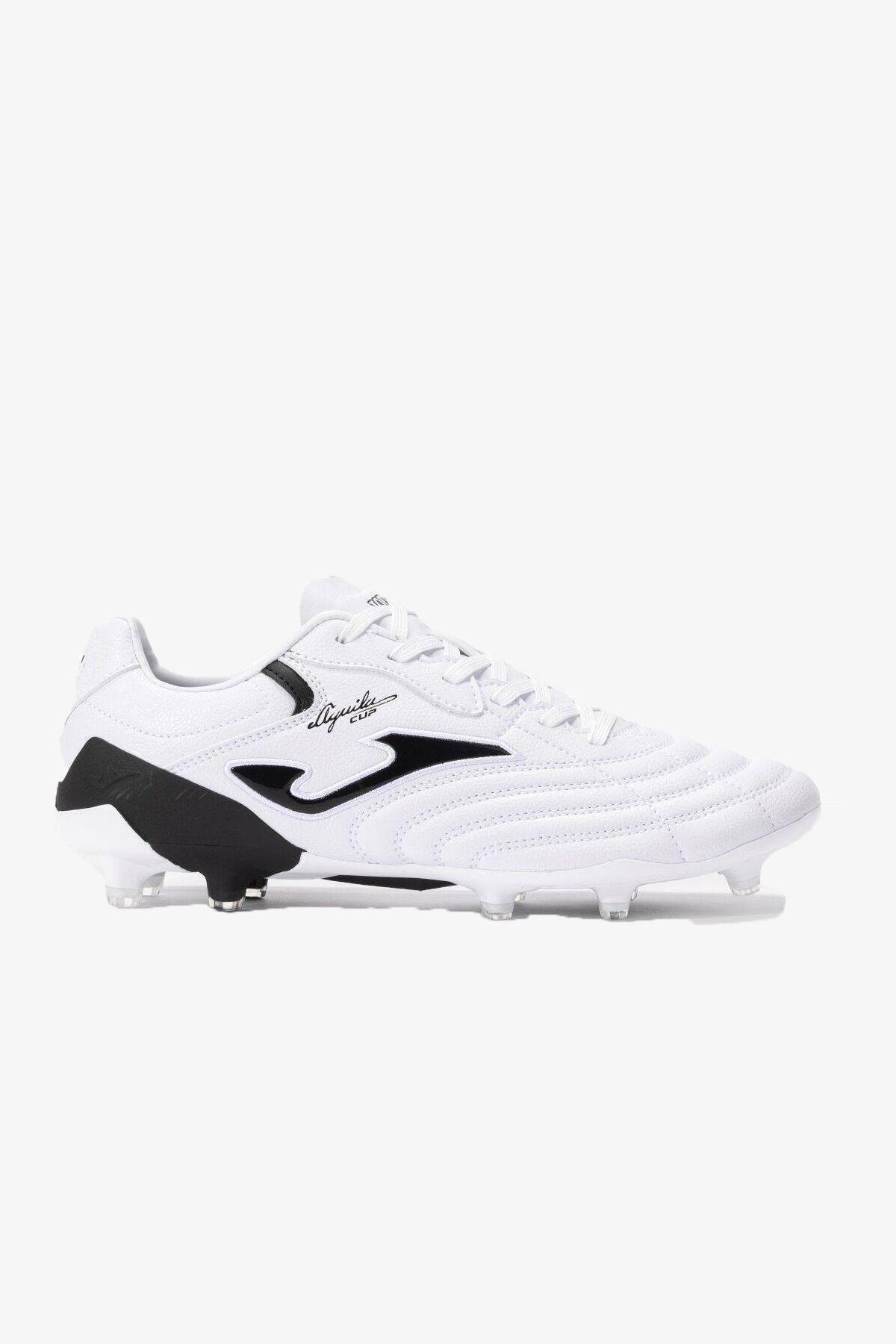 Joma AGUILA CUP 2402 WHITE BLACK FIRM GROUND Krampon 
