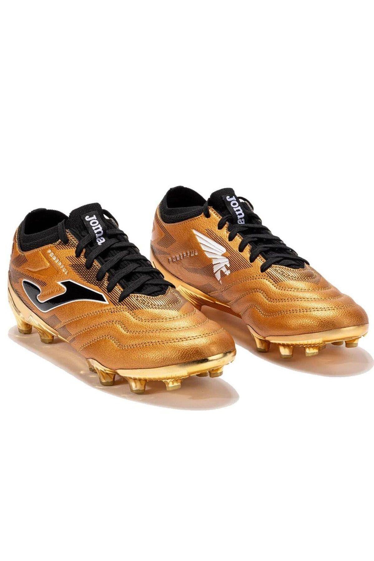 Joma POWERFUL CUP 2418 GOLD BLACK FIRM GROUND Krampon