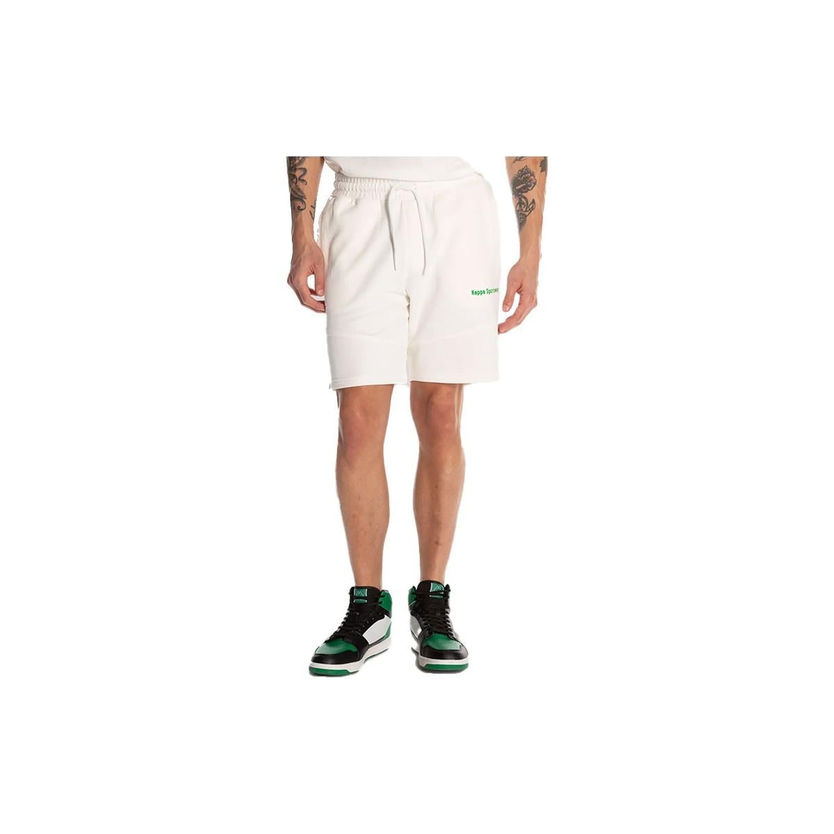 Kappa Authentic Vincent Erkek Beyaz Regular Fit Şort
