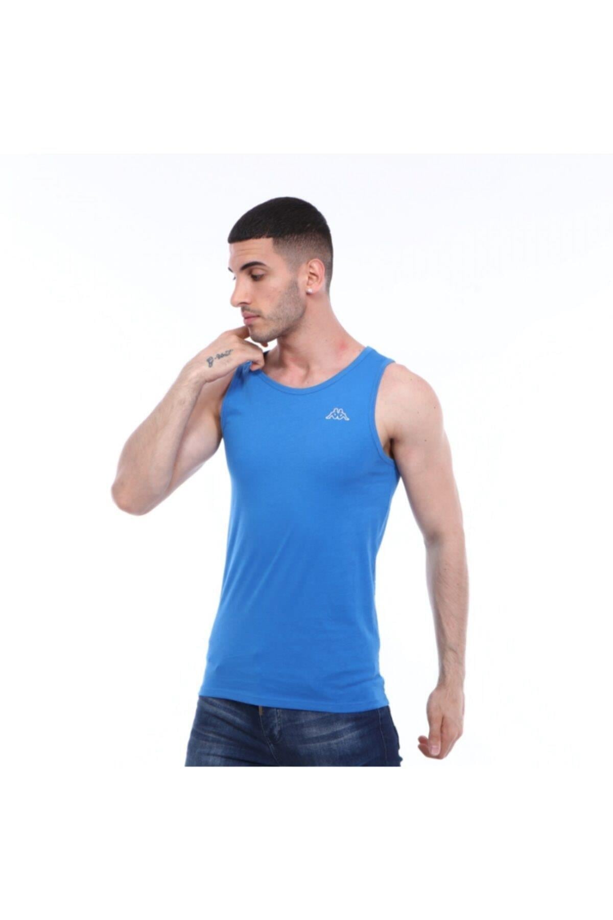 Kappa Erkek Kolsuz T-shirt Gatan Saks