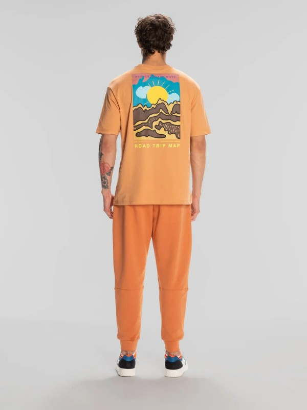Kappa Frotis Erkek Camel Regular Fit Tişört