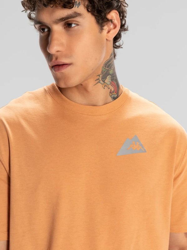 Kappa Frotis Erkek Camel Regular Fit Tişört