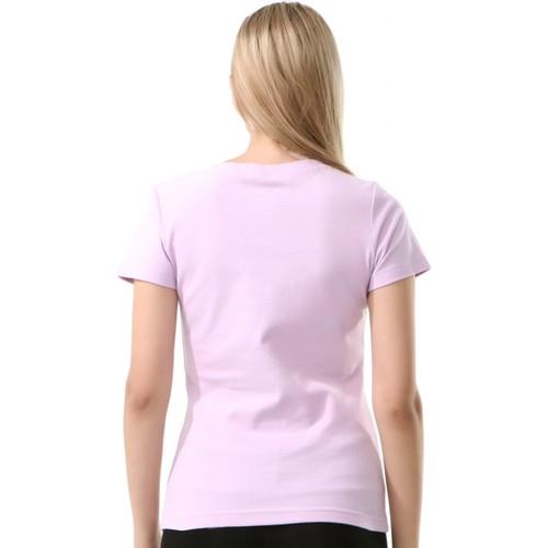 Kappa Kadın Basic T-Shirt Elvo Lila