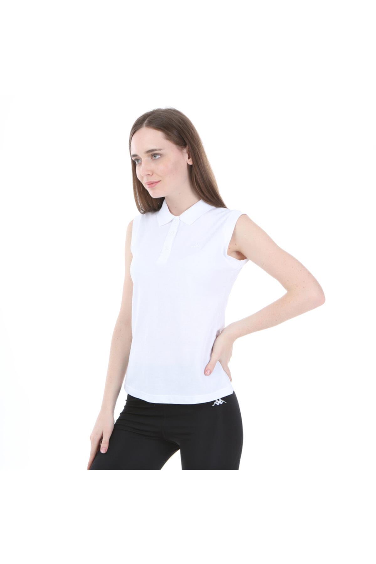 Kappa Kadın Beyaz Rdk Kadın Kolsu Wws Polo T-shirt